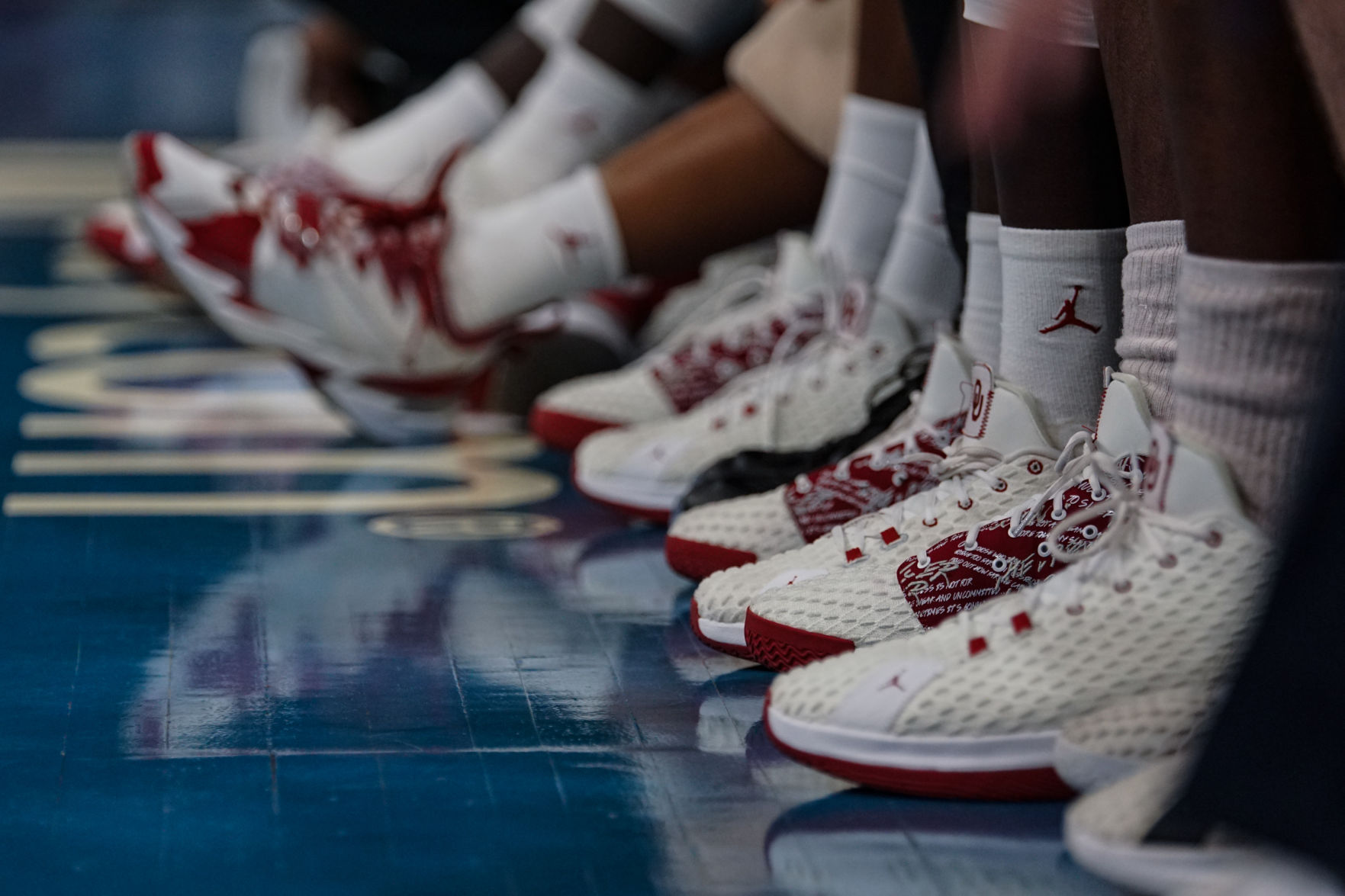 OU Jordan shoes